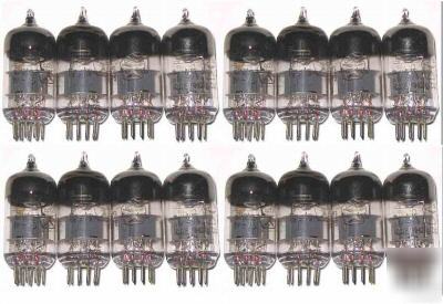 12AX7 = ECC83 near eq 6N2P tubes. lot of 16 