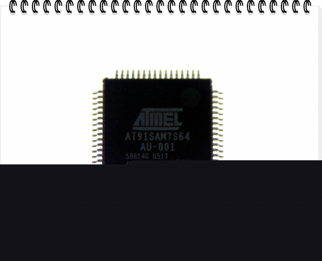 Atmel AT91 32 bit armÂ® thumbÂ® AT91SAM7S64AU-001 /ARM7