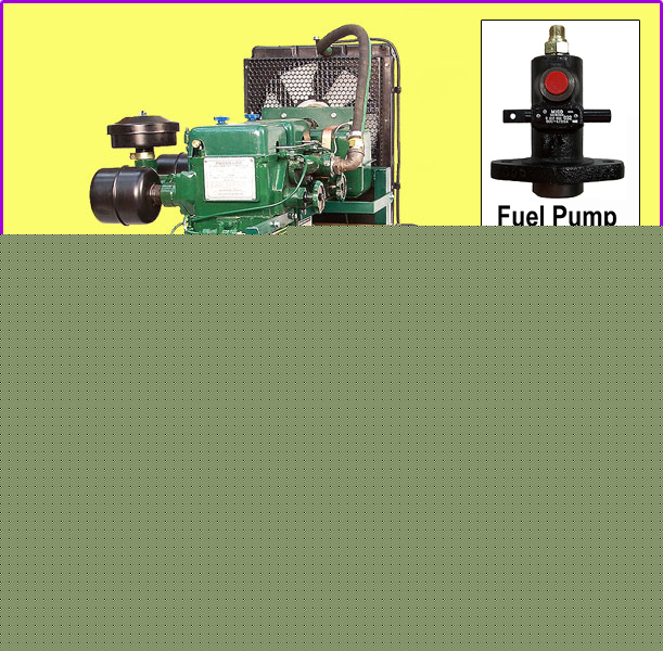 Fuel pump for lister twin cylinder diesel generator 