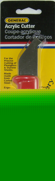 General 8505 acrylic cutter cuts plexiglass & styrene