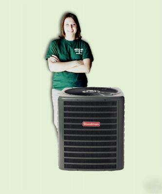 Goodman heat pump condenser, 2 ton, 13 seer