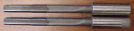 Lot of 2 carbide tipped step gun drills .593 .621 .661