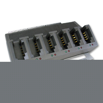 Six-unit motorola 2-way radio charger NLN8988