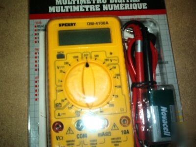 Sperry digital multimeter dm-4100A 18 range 6 function