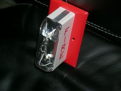 Wheelock inc. LS1M-24-vfr fire alarm single gang strobe