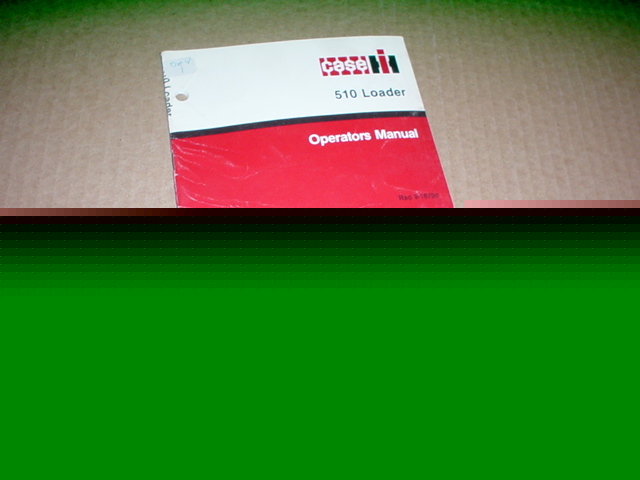 Case ih 510 tractor loader operator manual