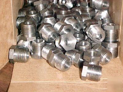 100 hex steel pipe reducer bushings 3/8