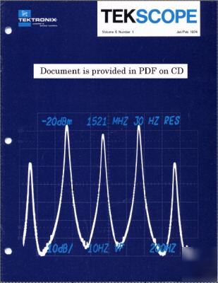 Tekscope january-february 1974 issue (cd) 7L13 5403 (+)