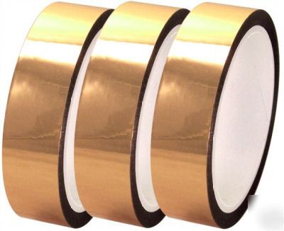 3 gold metallic film tape (mylar) 1