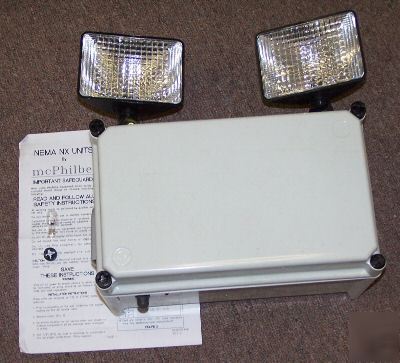 Mcphilben emergency light with battery NX6L18PNA