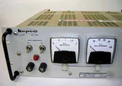 4 pc lot - kepco bhk 2000-0.1M dc power supply