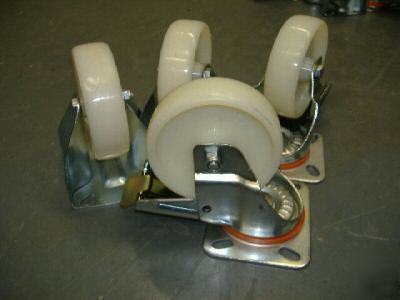 Castors - 4 x 5