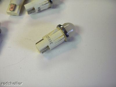 New 5 neon pilot lamp lamps bulb bulbs 125 vac
