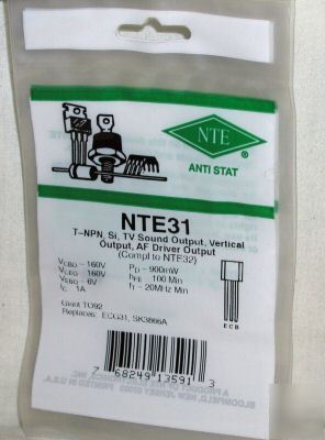 New NTE31 ECG31 SK3866A af driver sound output surplus 