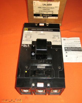 New square d LAL36350 circuit breaker lal 36350 350 amp