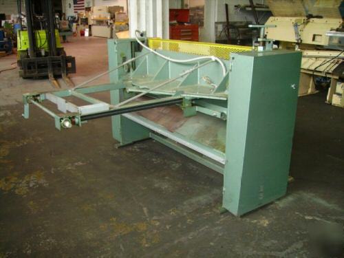 Used betenbender model 125-5 hydraulic shear 5' x 10GA.