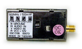 900MHZ wireless 500MW transmitter / receiver