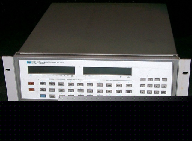 Hp 3852A data acquisition and control system used