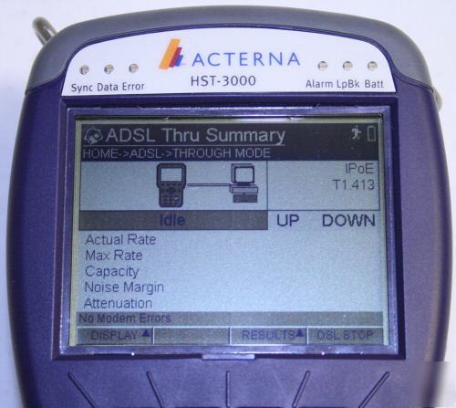 Acterna hst-3000 adslr / shdsl handheld services tester