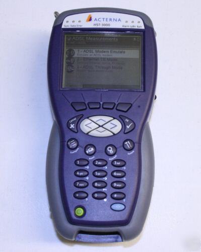 Acterna hst-3000 adslr / shdsl handheld services tester