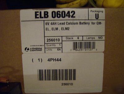 Lithonia elb 06042 replacement battery 