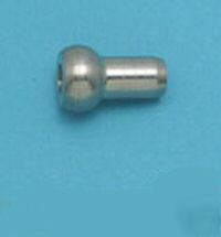 303 stainless steel single shank ball 1/8
