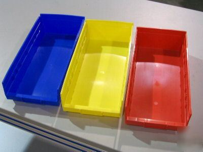 8020 shelf bin 17.875 x 8.375 x 4 blue 2592 b
