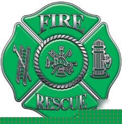 Firefighter decal reflective 6