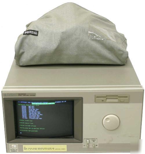 Hp/agilent 16500C logic analyzer w/ 5X 16556A pods +