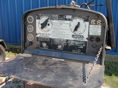 Lincoln sa-250-D3.152 diesel welder with trailor