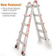 Little giant ladder 26 @ 300 w/ 3 access. & also wheels