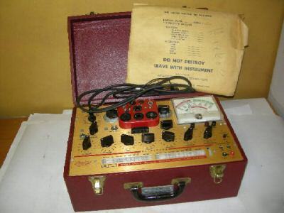 Minity vintage hickok 6000A tube tester