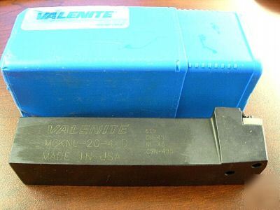 New valenite turning bar MCKNL204D