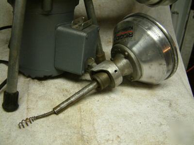 Ridgid model k-50 pipe drain cleaner with two drums