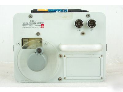 General radio 1422-cb precision capacitor *as is*