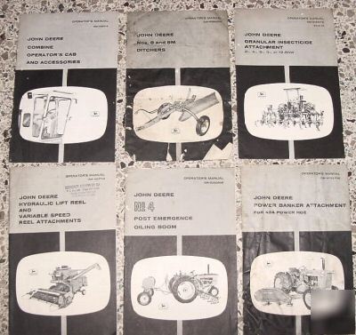 John deere no 4 post emergence oiling boom manual