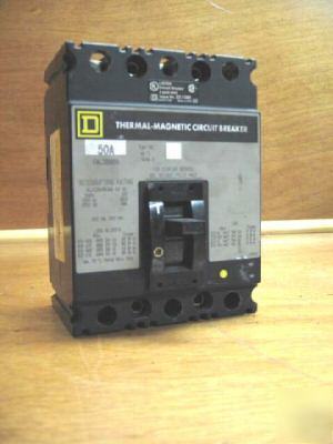 Square d circuit breaker FAL32050 50 amp 50AMP 50A a