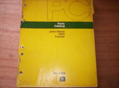 John deere 4520 tractor parts catalogue