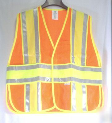 New safety vest construction paving, asphalt, class 2