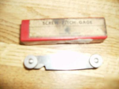 Vintage fujikogu # 6 screw pitch gage with case japan