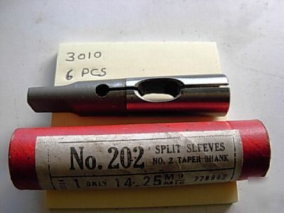 9/16 x no 2 mt split drill sleeves cleveland 202 usa