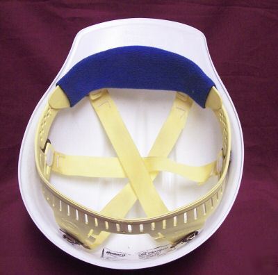 Bullard 502 fiberglass hard hat w/ suspension 