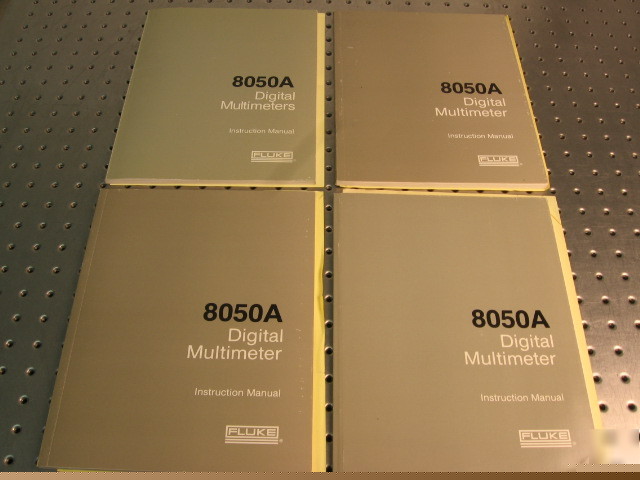 G30978 fluke 8050A instruction manuals (4)