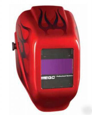 Jackson nexgen halo XL2 red flame welding helmet