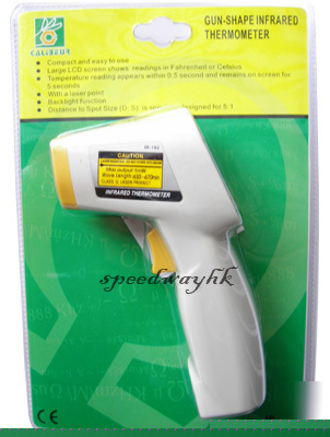 New brand gun-shape infrared thermometer & laser point