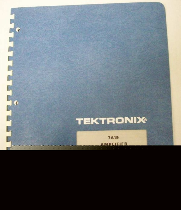 Tektronix 7A19 amplifier operators manual - $5 shipping