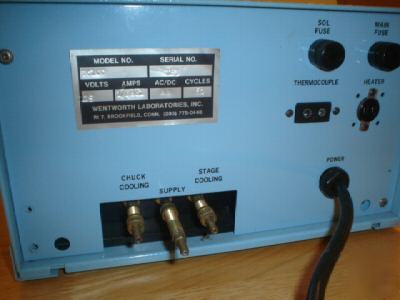Wentworth labs tempchuck TC100 control hot cold wafer
