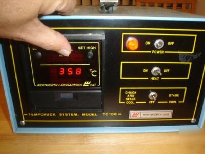 Wentworth labs tempchuck TC100 control hot cold wafer