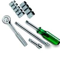 6PC 1/4IN. dr. sae 6 pt complete socket set -s k tools