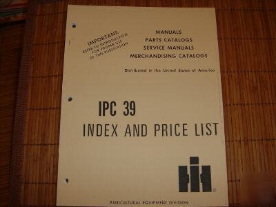 Ihc international farmall a b h m 300 400 tractor index
